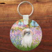 Garten - Japanisches Kinn (L2) Schlüsselanhänger (Vorderseite)