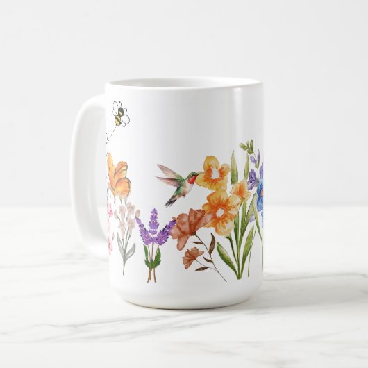 Garten 😁 Kaffee Tasse 15oz (Vorderseite Links)