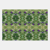 Garten-Kaleidoskop Frühlingsdesign  Geschenkpapier Set (Vorderseite 2)