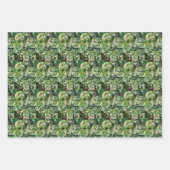 Garten-Kaleidoskop Frühlingsdesign  Geschenkpapier Set (Vorderseite)