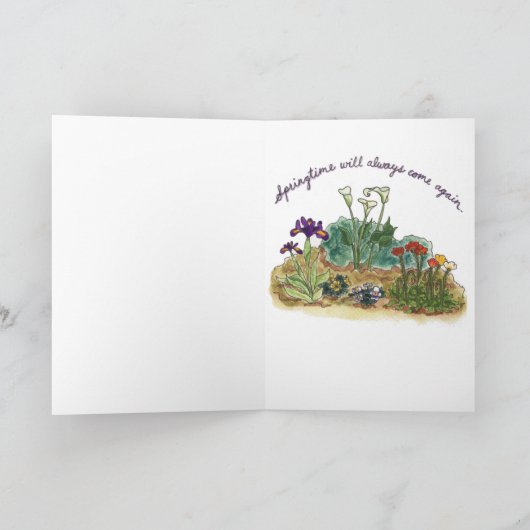 Garten-Karte Karte (Innenseite)