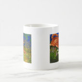 Garten-Katzen-Grafik durch Louis Wain Kaffeetasse (Mittel)