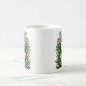 Garten Königin | Florale Gärtnerin Ästhetik Kaffeetasse (Mittel)
