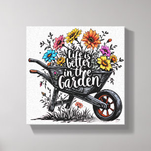 Garten Leinwanddruck