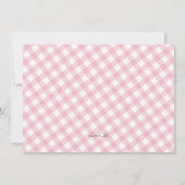 Garten-Lunch-Einladung Einladung (Rückseite)