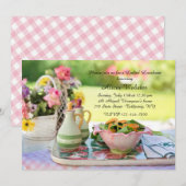 Garten-Lunch-Einladung Einladung (Vorne/Hinten)
