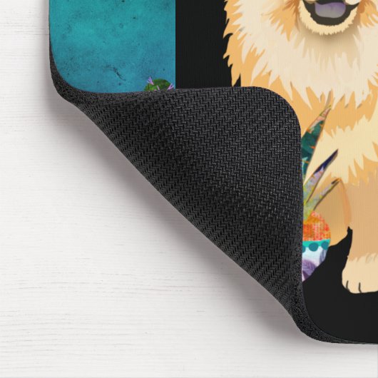 GARTEN MACHEN MICH LÄCHELN Chow - Mousepad (Ecke)