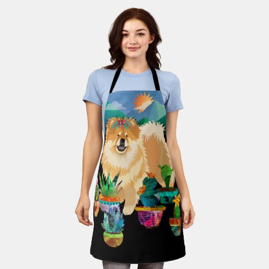 GARTEN MACHEN MICH LÄCHELN, LÄCHELN, Fahrwerk/Koch Schürze (Getragen)