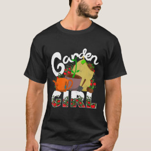 Garten Mädchen Gemüsepflanzen  Gartenarbeit  Fraue T-Shirt