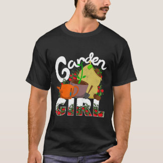 Garten Mädchen Gemüsepflanzen  Gartenarbeit  Fraue T-Shirt