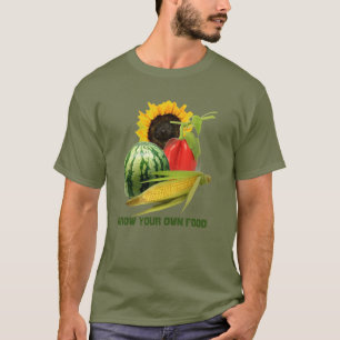 Garten Mädchen Wachsende Nahrung / Gemüse Obst  T-Shirt