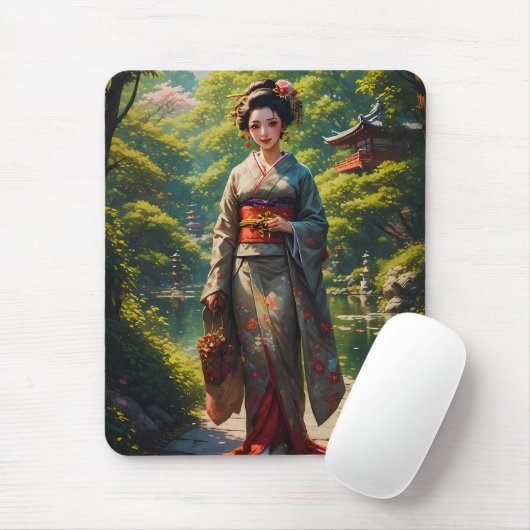 Garten-Maiden Mousepad (Mit Mouse)