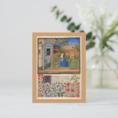 Garten-Maiden Postkarte (Stehend Vorderseite)