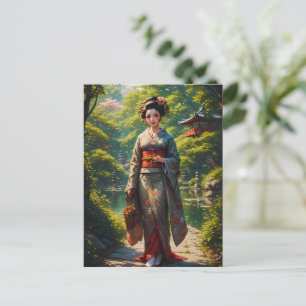 Garten-Maiden Postkarte