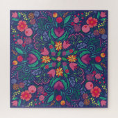 Garten-Mandala Puzzle (Horizontal)