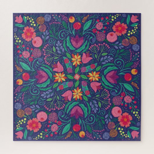 Garten-Mandala Puzzle (Vertikal)