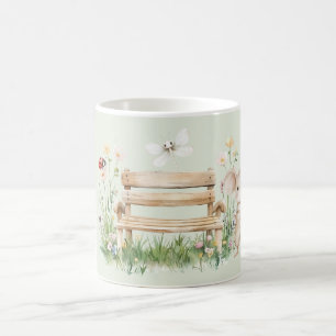 Garten Marienkäfer Libelle Maus Bank Kaffeetasse
