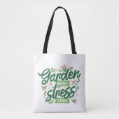 Garten mehr Stress weniger Tasche (Vorderseite)