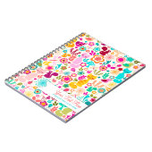 Garten-Miezekatze Notizblock (Linke Seite)