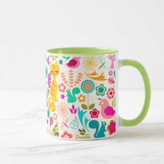 Garten-Miezekatze Tasse (Rechts)