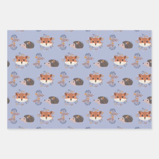 Garten mit bezaubernden Holzarten Geschenkpapier Set (Vorderseite 3)