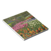 Garten mit Blumen und Blumen, Keukenhof Gardens, Notizblock (angewinkelt)