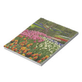 Garten mit Blumen und Blumen, Keukenhof Gardens, Notizblock (Rotiert)