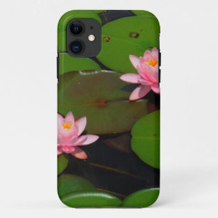Garten mit Blütenblumen, Rosa Lotus, Case-Mate iPhone Hülle