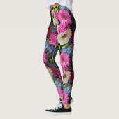 Garten mit bunten Blume Design Leggings (Links)