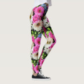 Garten mit bunten Blume Design Leggings (Rechts)