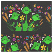 Garten mit Flossen und Klauen Stoff (Nahaufnahme)