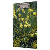 Garten mit gelben Narzissen Klemmbrett (Links)