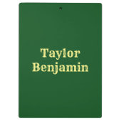 Garten mit gelben Narzissen Klemmbrett (Rückseite)