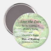 Garten mit japanischem Ahorn Save the Date Magnet (Vorderseite/Rückseite)