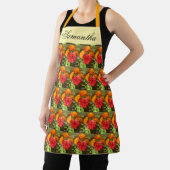 Garten mit orangefarbenen und roten Blumen Schürze (InSitu)