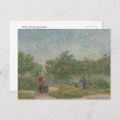 Garten mit Paaren durch Vincent Van Gogh P Postkarte (Vorne/Hinten)