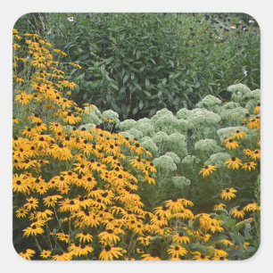 Garten mit Schwarz-Mit Augen Aufkleber