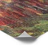 Garten mit Sonnenblume und ein Mädchen von van Gog Poster (Ecke)