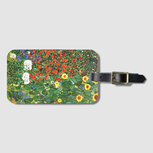 Garten mit Sonnenblumen, Gepäckanhänger (Vorderseite (Horizontal))