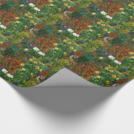 Garten mit Sonnenblumen Geschenkpapier (Ecke)