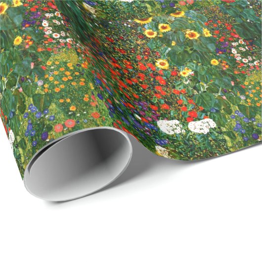 Garten mit Sonnenblumen Geschenkpapier (Rolleneckpunkt)