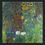 Garten mit Sonnenblumen | Gustav Klimt | Fotodruck<br><div class="desc">Der Bauerngarten mit Sonnenblumen ist ein Gemälde von Gustav Klimt aus dem Jahr 1907.</div>