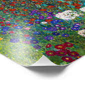Garten mit Sonnenblumen | Gustav Klimt | Fotodruck (Ecke)