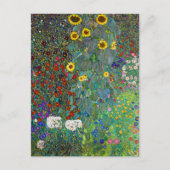 Garten mit Sonnenblumen | Gustav Klimt | Postkarte (Vorderseite)