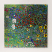 Garten mit Sonnenblumen | Gustav Klimt | Puzzle (Horizontal)