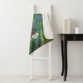 Garten mit Sonnenblumen | Gustav Klimt | Sherpadecke (Beispiel)