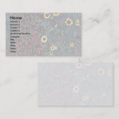 Garten mit Sonnenblumen in der Landschaft Visitenkarte (Vorne/Hinten)