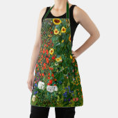 Garten mit Sonnenblumen, Kunstmalerei Schürze (InSitu)