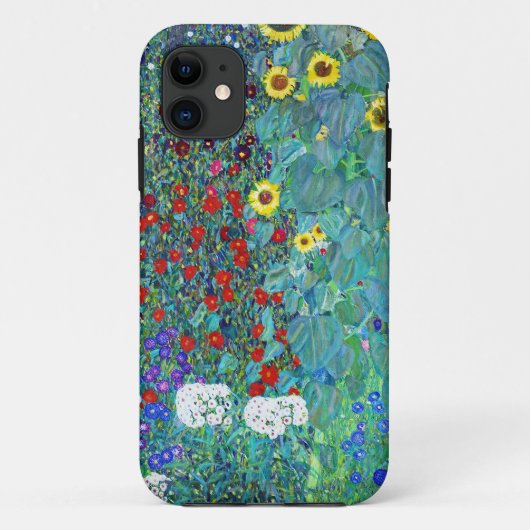 Garten mit Sonnenblumen von Gustav Klimt Case-Mate iPhone Hülle (Rückseite)