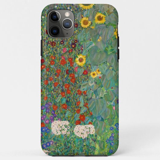 Garten mit Sonnenblumen von Gustav Klimt Case-Mate iPhone Hülle (Rückseite)